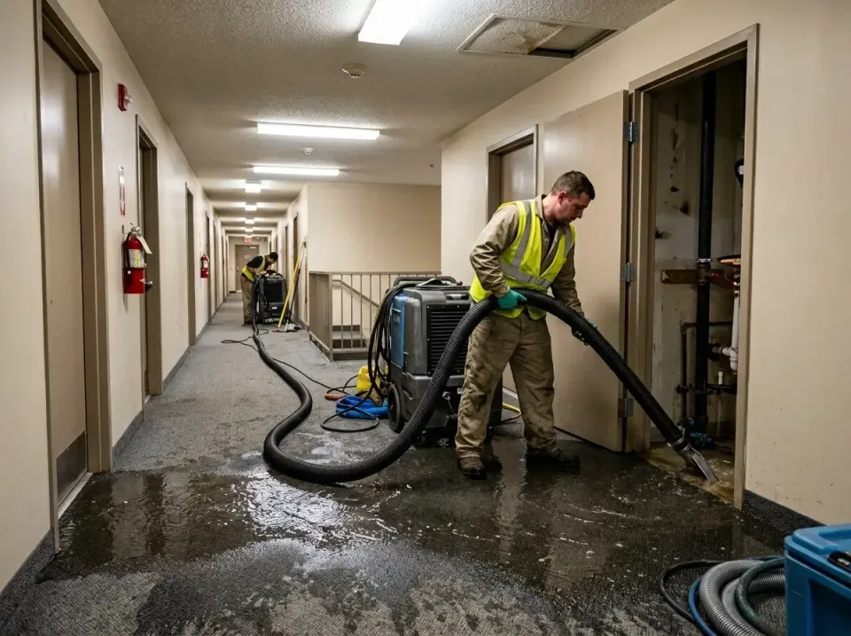 multi-unit-apartment-hallway-f-005 — frequently asked questions, Emergency Burst Pipe Water Extraction & Removal in Cherryvi…